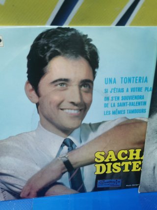 3 discos, eps, 7″, vinilos, SACHA DISTEL, descatalogados