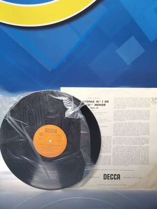 Disco, LP, vinilo, brahms sinfonia nº 1 en do menor op 68-Decca