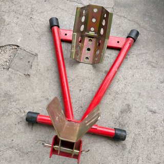 Caballete moto para furgoneta