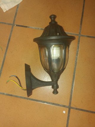 3 Faroles de forja negros