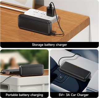CITYORK Cargador 3 ranuras + 2x2400mAh Insta360