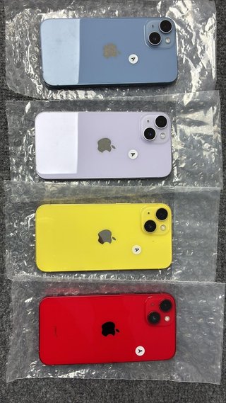 iPhone 14 128GB Bianco > 87% batteria · 3a garanzia
