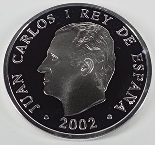 Moneda 10 Euros Plata Luis Cernuda 2002 Proof