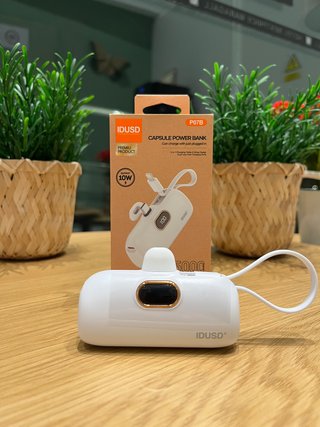Power Bank 5000mAh 2en1 USB-C Lightning mini