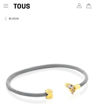 Pulsera Eklat Tous Oso y Circonitas