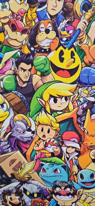 Poster Videogame Personaggi Super Smash Bros