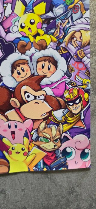 Poster Videogame Personaggi Super Smash Bros