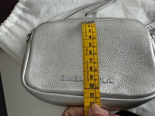 Bolso Bimba y Lola plateado piel