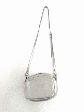 Bolso Bimba y Lola plateado piel