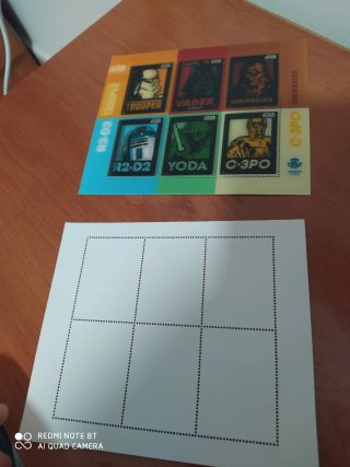2 Sellos Star Wars Edición 3D Holográfico