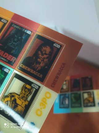 2 Sellos Star Wars Edición 3D Holográfico