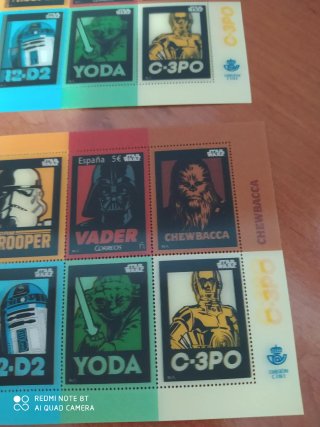 2 Sellos Star Wars Edición 3D Holográfico