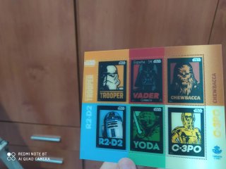 2 Sellos Star Wars Edición 3D Holográfico