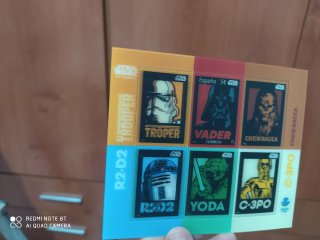 2 Sellos Star Wars Edición 3D Holográfico