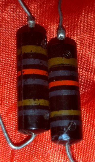 Coppia Condensatori Sprague Bumblebee NOS