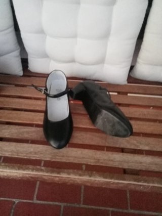 Zapatos de baile negros talla 37