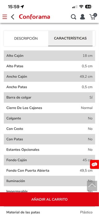Armario ropero madera blanco y marrón
