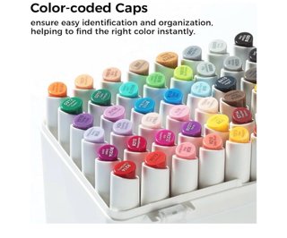Chollo! Ohuhu Marcadores Alcohol 60 Colores Cincel