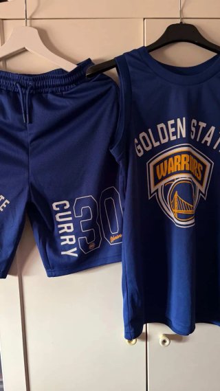 Conjunto Baloncesto Curry 30 Niño Azul