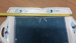 Vassoio vintage decorato floreale