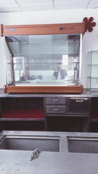 Cámara frigorífica expositora madera