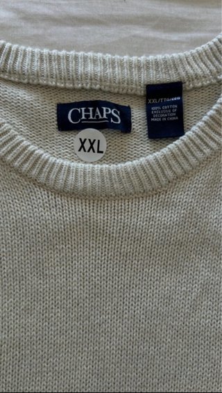 Jersey Chaps Ralph Lauren Beige Talla XXL