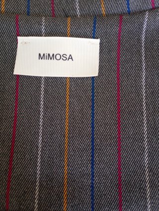 Giacca sfoderata righe multicolor