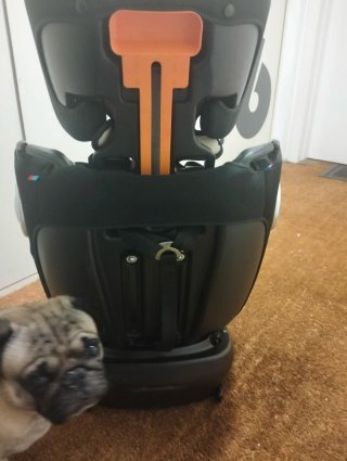 Silla de coche infantil negra