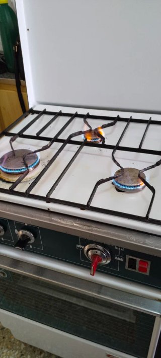 Cocina de gas con horno