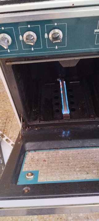 Cocina de gas con horno
