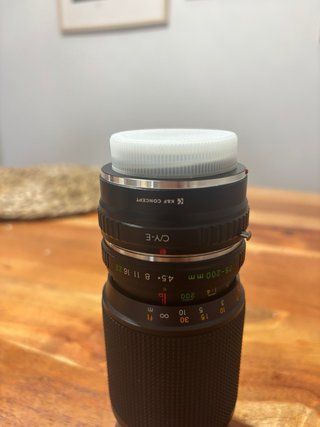 Yashica 75-200mm + Adaptador Sony E