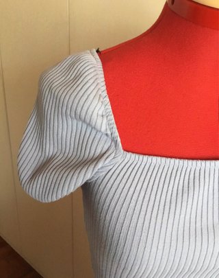 Maglietta H&M azzurra manica corta XS