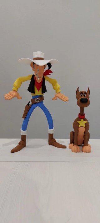 Lucky Luke figura coleccionable