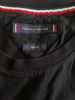 Camiseta Tommy Hilfiger Negra Talla L