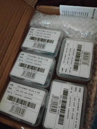 Rodillo de impresora con piezas
