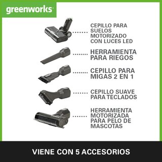 Aspiradora Inalámbrica Greenworks GD24SV