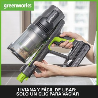 Aspiradora Inalámbrica Greenworks GD24SV
