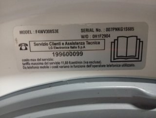 Scheda elettronica lavatrice LG