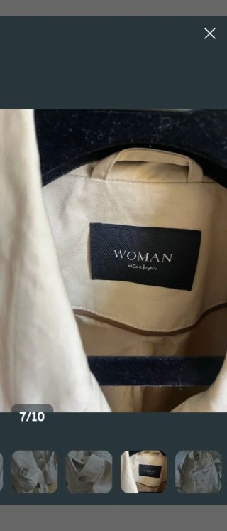 Gabardina Beige Woman Talla XXL sin estrenar