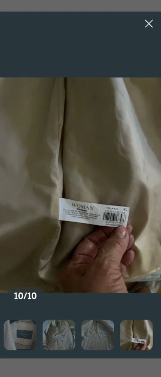 Gabardina Beige Woman Talla XXL sin estrenar