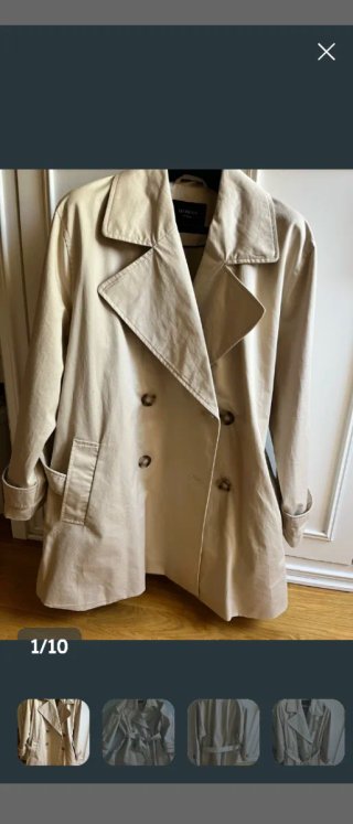 Gabardina Beige Woman Talla XXL sin estrenar
