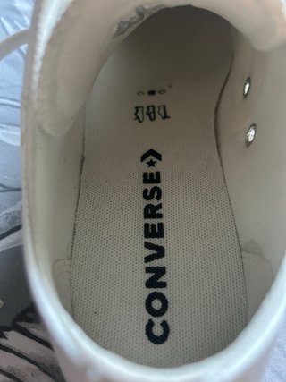 Converse Piel Plataforma Blancas Talla 39’5