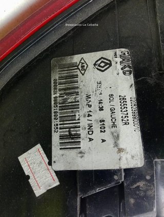 Piloto trasero izquierdo renault clio 1.5 23388116