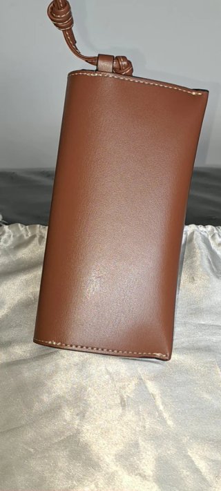 Pochette occhiali Celine pelle marrone