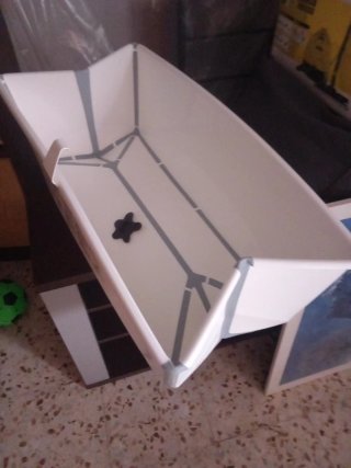 Bañera bebé blanca
