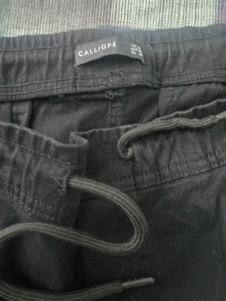 Pantaloni uomo cargo neri CALLIOPE