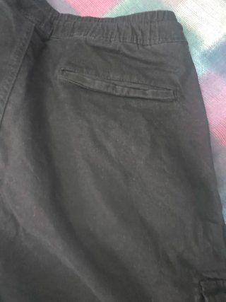 Pantaloni uomo cargo neri CALLIOPE