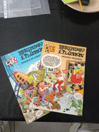 Comics Mortadelo y Filemón.