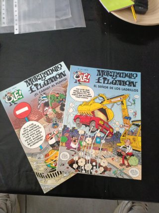 Comics Mortadelo y Filemón.