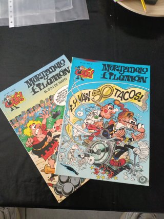 Comics Mortadelo y Filemón.